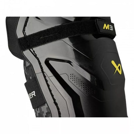Bauer Supreme M3 Vidutinio dydžio ledo ritulio blauzdų apsaugos