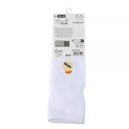 Real Madrid socks 2-pack white 2900003458