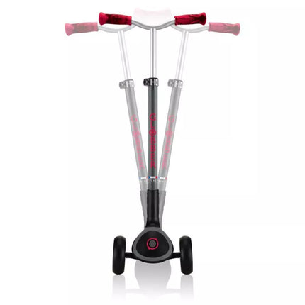 Globber Master Prime 3 ratų paspirtukas / Juodas - Nauja raudona 664-102