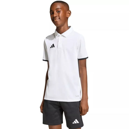 adidas Entrada 26 Polo T-shirt for kids white JZ6624