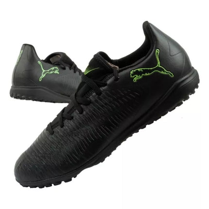Puma vyriški sportiniai batai Future 8 Play TT futbolo batai su dirbtine danga, juodi-žali