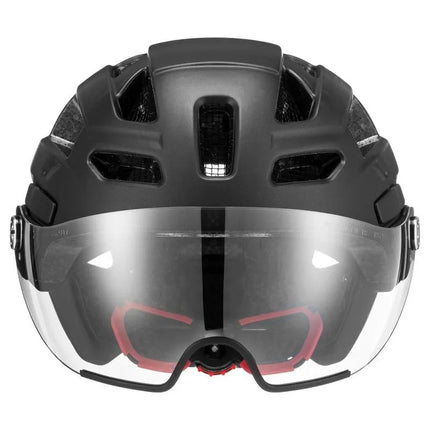 UVEX Finale visor bike helmet 56-61cm, black matt