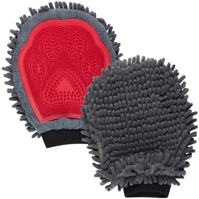 2-in-1 DIRT DEVIL šunų prausimo pirštinė