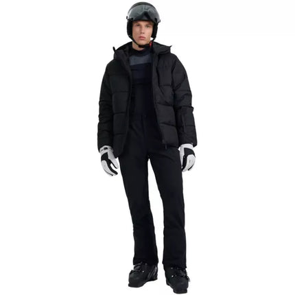 Men's ski jacket 4F M0788 deep black 4FWAW25TTJAM0788 20S