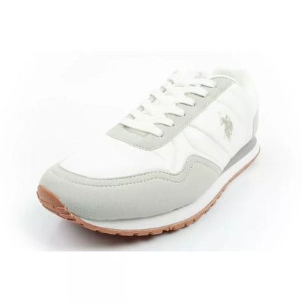 US Polo Assn sports shoes sneakers men's fashionable comfortable white