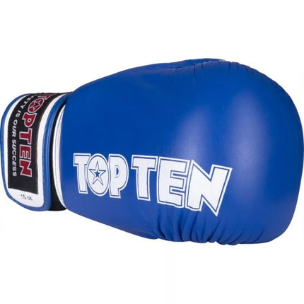 TOP TEN "FIGHT" RTT-2 Boxing Gloves 10 oz (WAKO APPROVED)