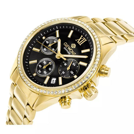 Giewont Sapphire Gold Black Women's Watch GW3670-B3