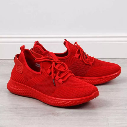 NEWS M EVE266B red textile sports shoes