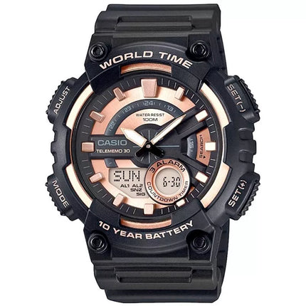 CASIO Gerton AEQ-110W-1A3VDF Vyriškas laikrodis su dėžute
