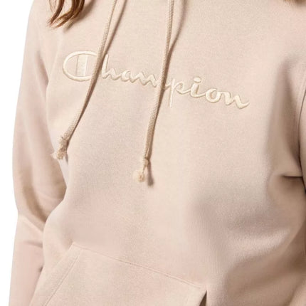 Champion Women's Hooded Sweatshirt Beige 118379 MS099