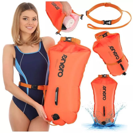 INFLATABLE SAFETY BUOY DRY POCKET 2IN1 ENERO 72X36CM