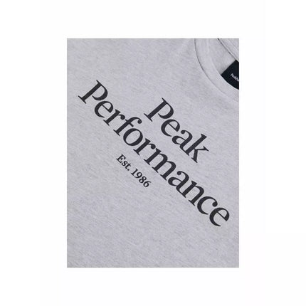 Marškinėliai Peak Performance Jr Original Tee pilki