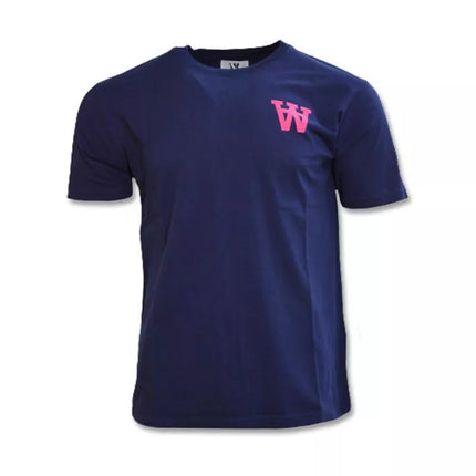 Moteriški Wood Wood Ace T-shirt tamsiai mėlynos - 10235702-2222-Navy