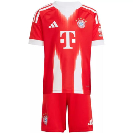adidas FC Bayern 25/26 Namų raudonas JN8510 vaikiškas sportinis komplektas