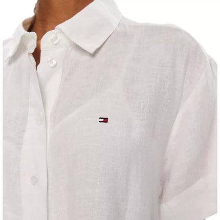 TOMMY HILFIGER lininė midi suknelė