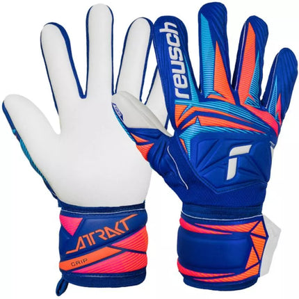 Reusch Attrakt Grip vartininko pirštinės, mėlynos 5670815 4126