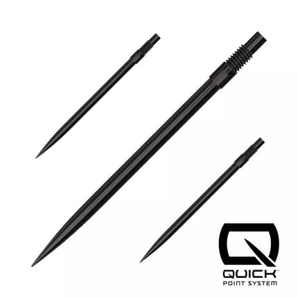 Harrows QUICK POINT Black Tips