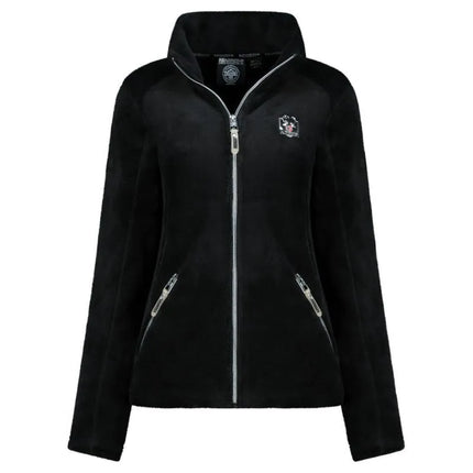 Moterų flisinis džemperis Geographical Norway Ticarina Black Db Lady 0124 juodas (WZ8079F/GN-Black)