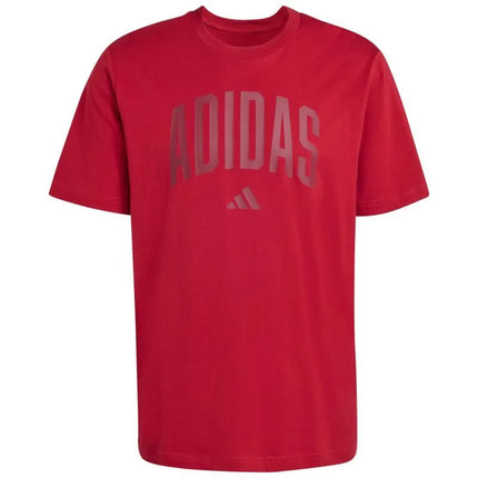 Vyriški marškinėliai Adidas Collegiate Lineage, raudoni, KH4593