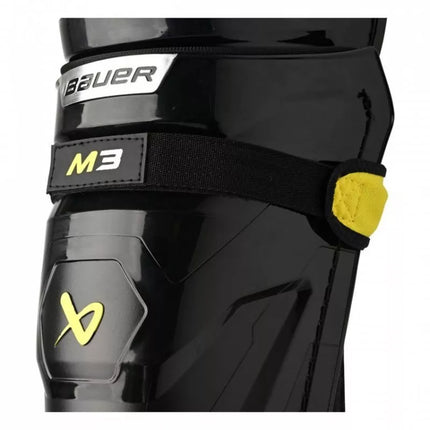 Bauer Supreme M3 Vidutinio dydžio ledo ritulio blauzdų apsaugos