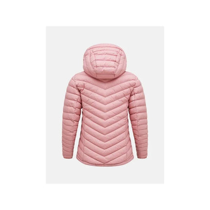 Moterims Frost Down Hood striukė rožinė Peak Performance
