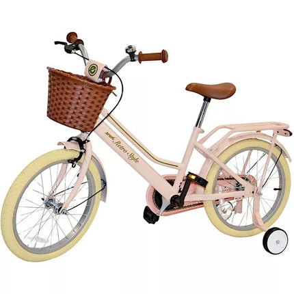 CHILDREN'S BIKE 18 RETRO STYLE PINK ENERO