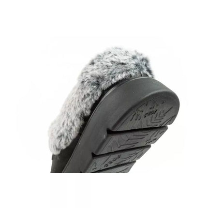 Skechers Cozy Blend moteriški šlepečių tipo batai, apšiltinti įsispiriami sportbačiai