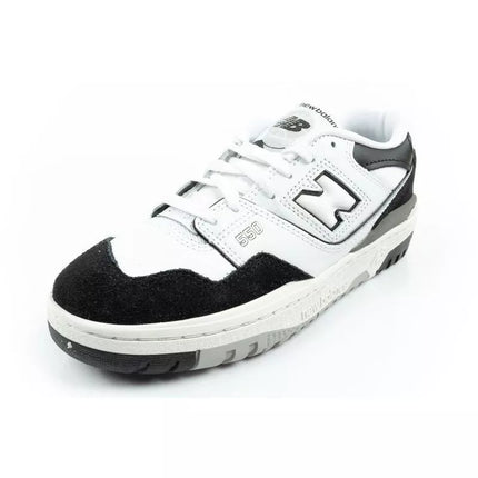 New Balance 550 youth sports shoes sneakers leather fashionable black white