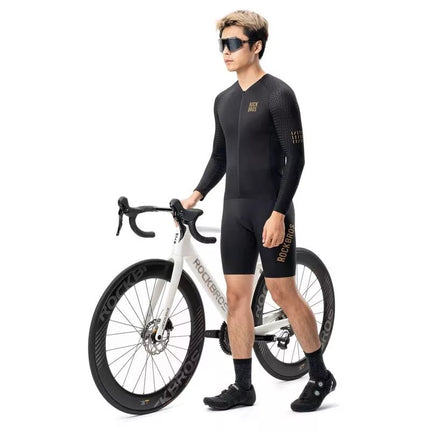 Rockbros YDCX008 Diamond Long Sleeve Cycling Jersey Size S - Black