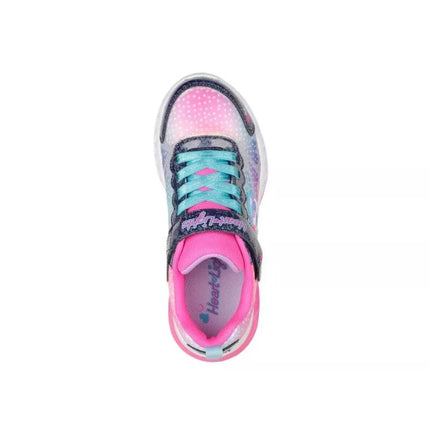 Skechers S-Lights Flutter Heart Lights - Simply Love 302315L-NVMT Navy/Multi