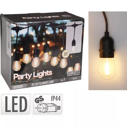 Sodo girlianda vakarėliui su 20 LED