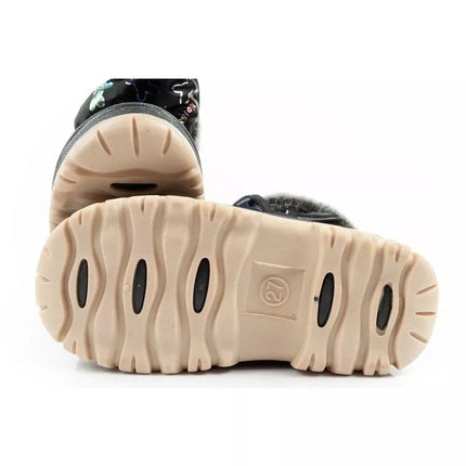 Lee Cooper winter boots children's insulated snow boots for girls black