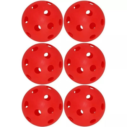 UNIHOC Rungtynių kamuolys raudonas XQMAX 6 vnt.