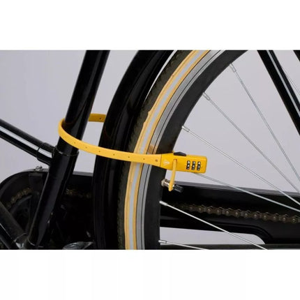 DUNLOP YELLOW CODE STRAP BIKE LOCK
