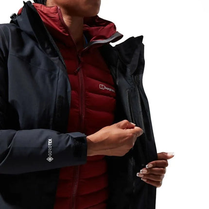 Berghaus Hillwalker InterActive Shell Women's Jacket with Membrane Size S, Black