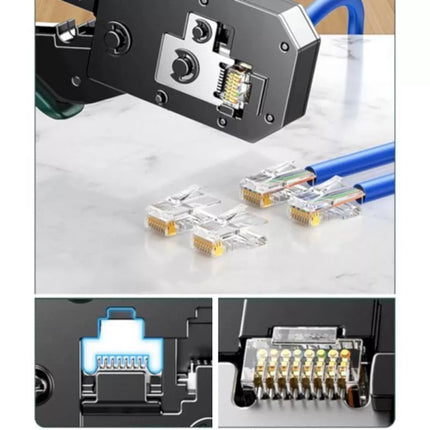 Ugreen krimpavimo replės interneto Ethernet kabeliams, žalios (NW136 70683)
