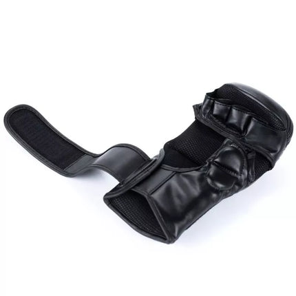 MMA treniruočių pirštinės M - Warrior Black - LegacySeries