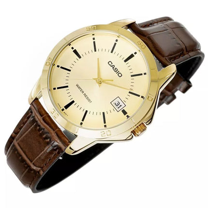 Casio MTP-V004GL-9A Vyriškas laikrodis + DĖŽUTĖ
