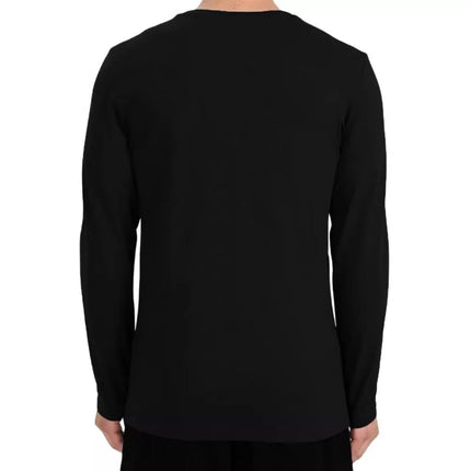 Men's 4F Longsleeve T-shirt M611 deep black 4FWMM00TLONM611 20S