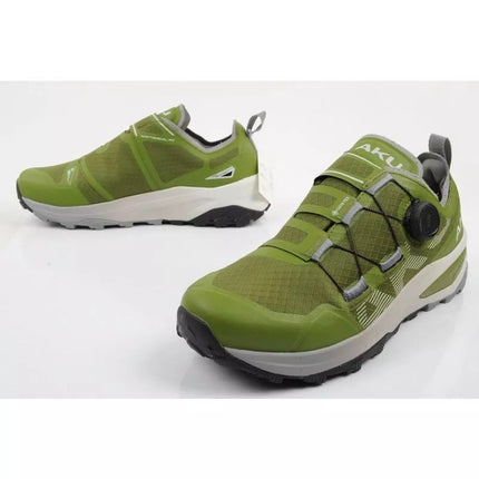 Aku men's trial trekking shoes Furiosa BOA Gore-tex Vibram fashionable green