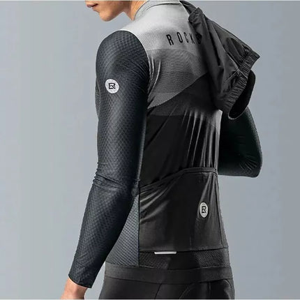 Rockbros 15120009005 Long Sleeve Cycling Jersey Spring/Summer XXL - Black