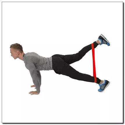 Sportinė gumos juosta HMS GU04 RAUDONA 0.7 x 50 x 600 MM 17-33-011