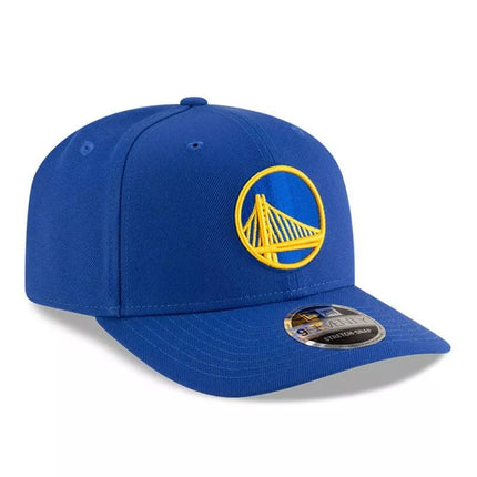 New Era 9SEVENTY Golden State Warriors NBA komandos mėlynas „Stretch Snapback“ stiliaus kepurė - 60755456