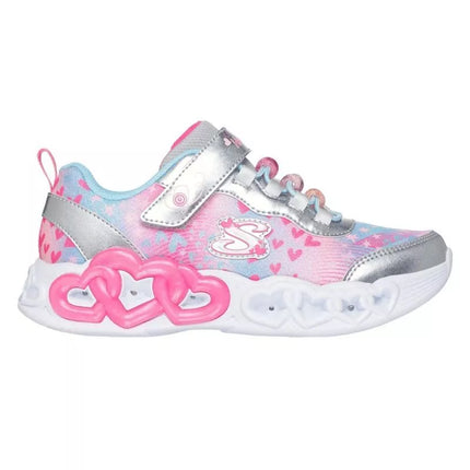 Skechers S-Lights Begalinės širdelių šviesos - Širdelės papuošalai 303261L-SMLT Sidabrinė/Įvairiaspalvė