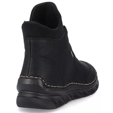 Women's insulated black ankle boots Rieker 55069-00