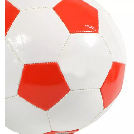 BIEDRONKA FOOTBALL WHITE AND RED ENERO SIZE 5
