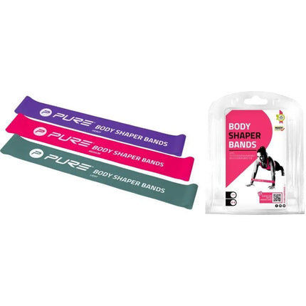 FITNESS CROSSFIT MINI JUOSTŲ RINKINYS 3 VNT. MOTERIMS PURE 2 IMPROVE