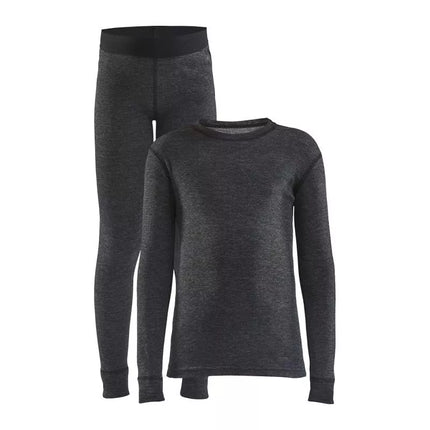 Vaikams skirtas termo apatinių drabužių komplektas CORE WOOL MERINO SET JR