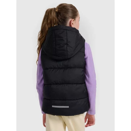 Children's down vest with synthetic filling 4F 4FJRAW25TVJAU331-20S