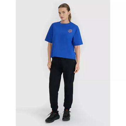 Women's oversize printed T-shirt 4F 4FWSS25TTSHF1993-36S